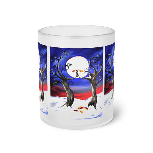 Hold On Frosted Glass Mug