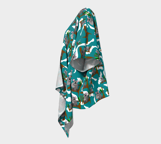 Koala Bears Drapes Kimono
