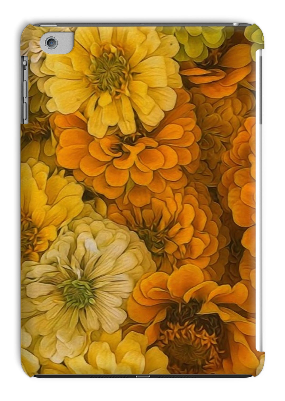 Yellow Zinnias Tablet Cases