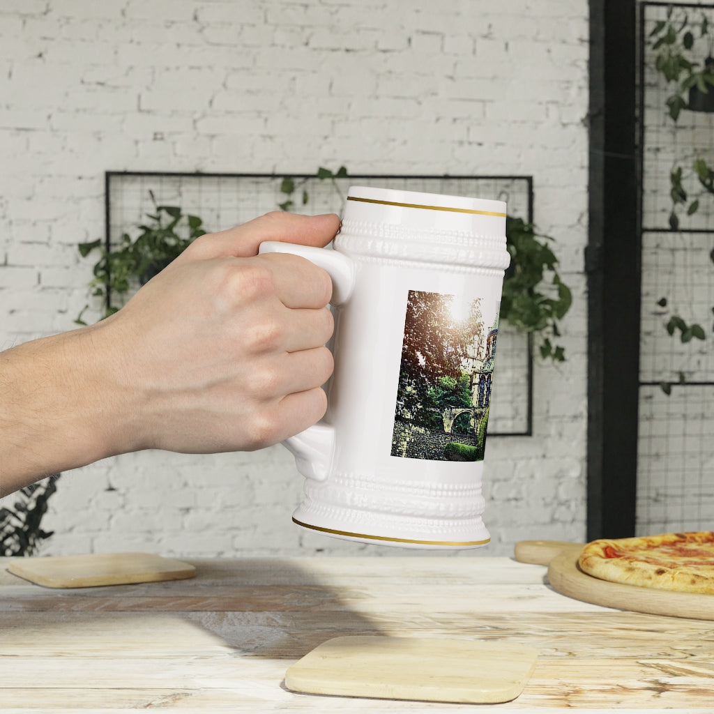 Cathedral In Green Stein Mug