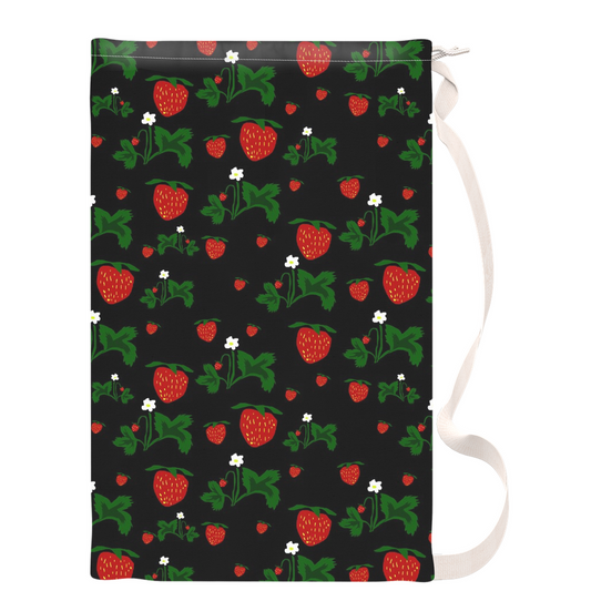 Wild Strawberries Laundry Bags