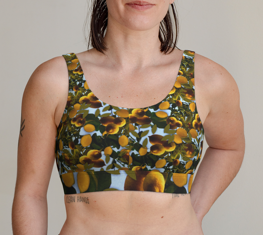 Lemon Tree Scoop Bralette