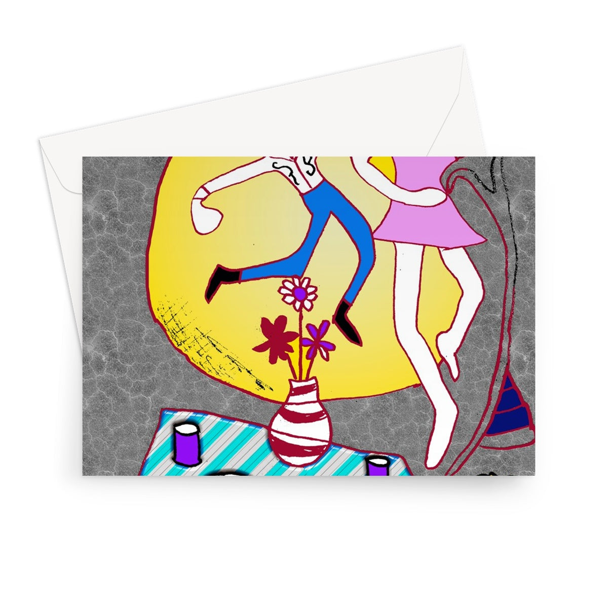 Dancin In The Moonlight Greeting Card