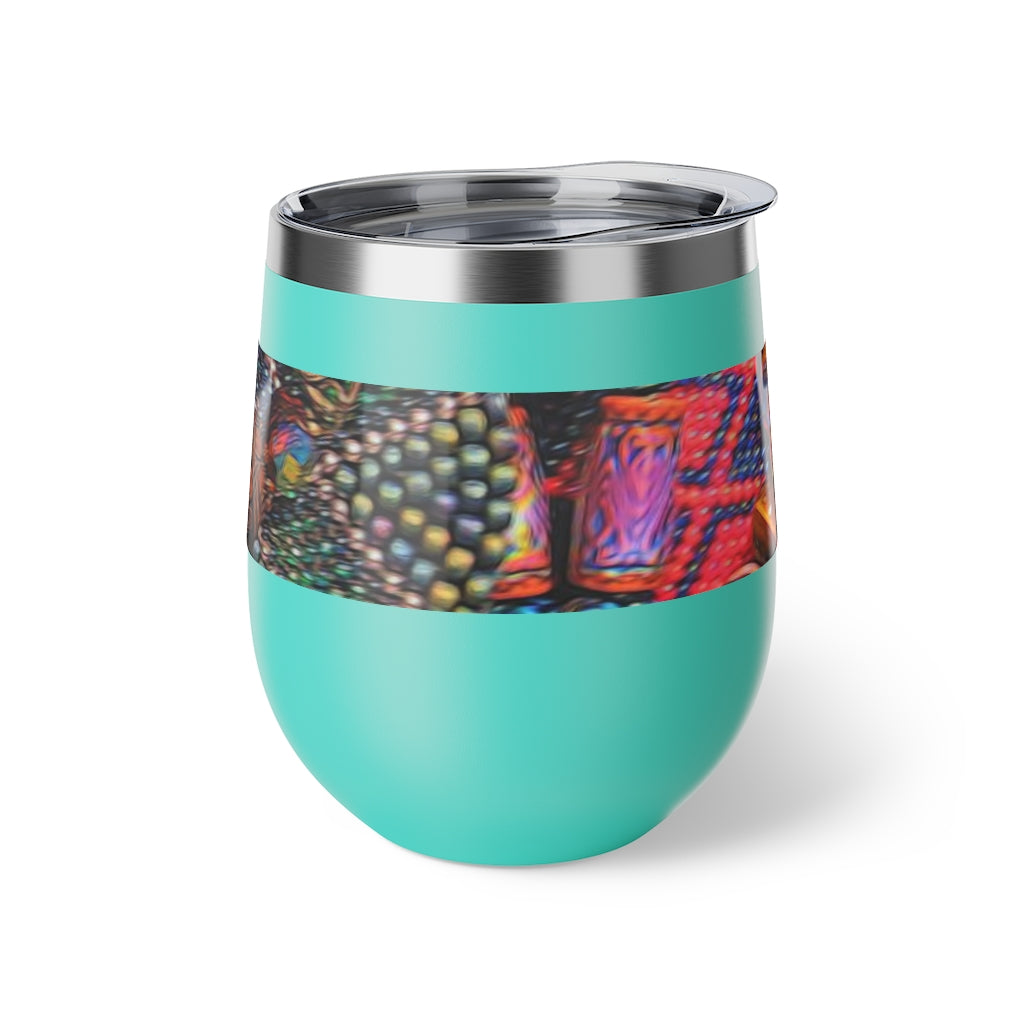 Beaded Jewelry Copper Vacuum Insulated Cup, 12oz
