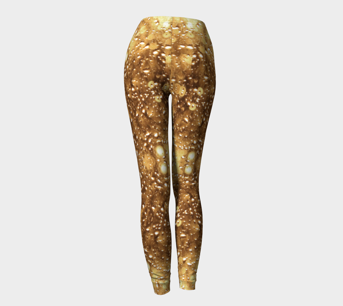 Golden Bokeh Light leggings