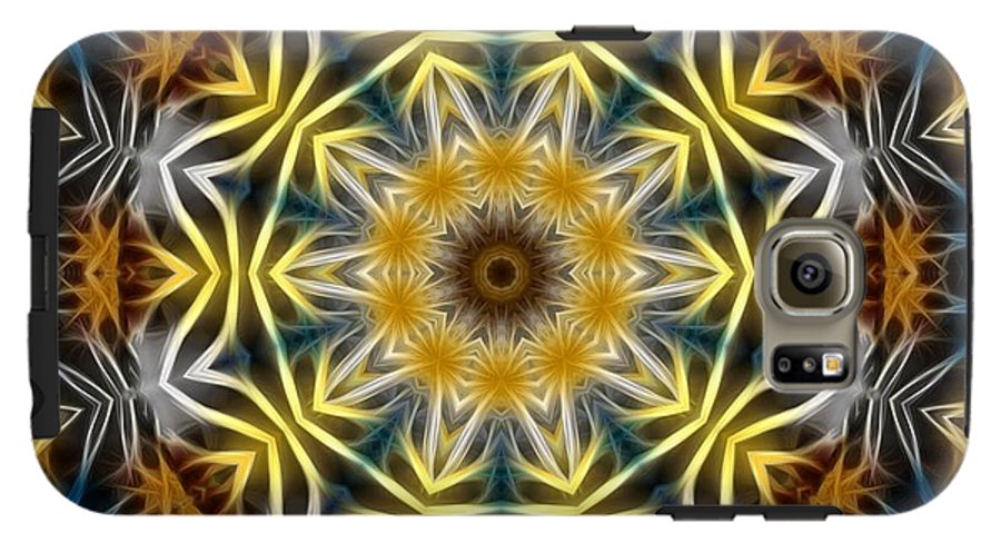 Abstract Daisies Kaleidoscope - Phone Case