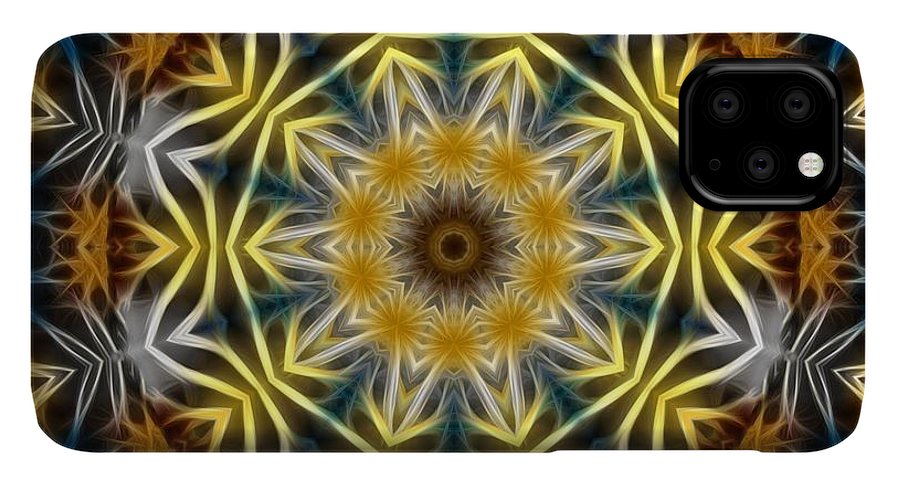 Abstract Daisies Kaleidoscope - Phone Case