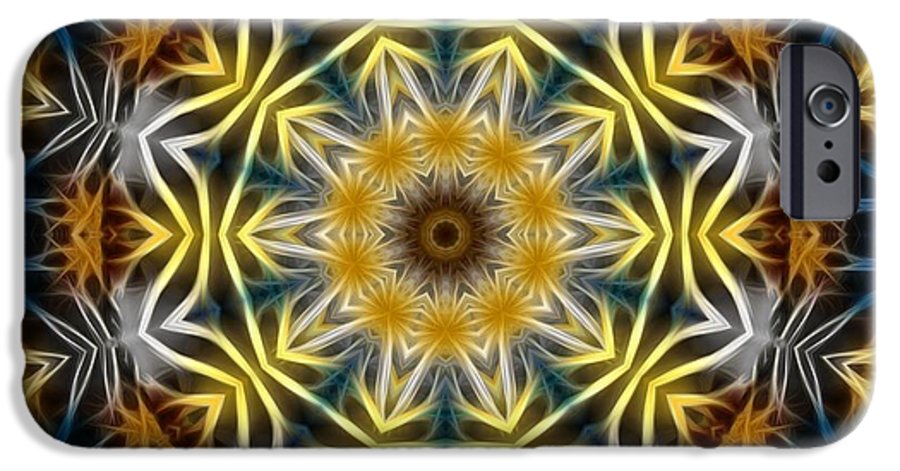 Abstract Daisies Kaleidoscope - Phone Case