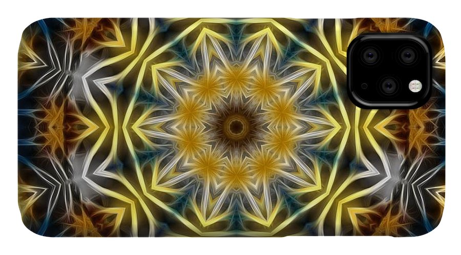 Abstract Daisies Kaleidoscope - Phone Case
