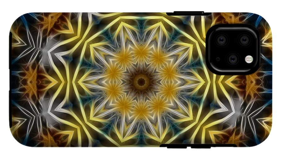 Abstract Daisies Kaleidoscope - Phone Case