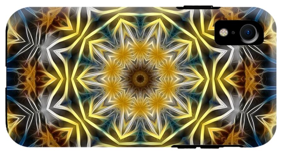 Abstract Daisies Kaleidoscope - Phone Case