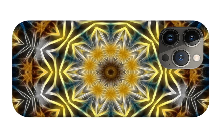Abstract Daisies Kaleidoscope - Phone Case