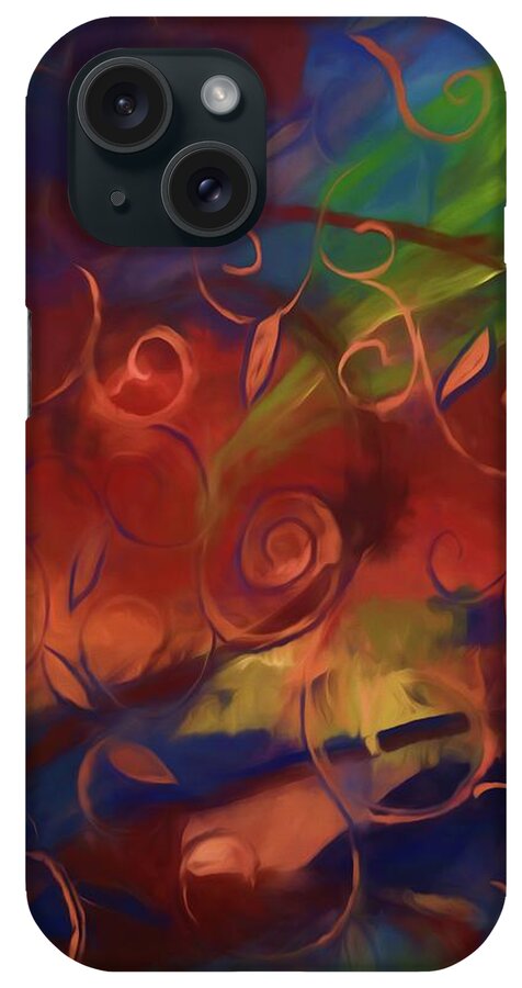 Abstract Fall Swirls - Phone Case