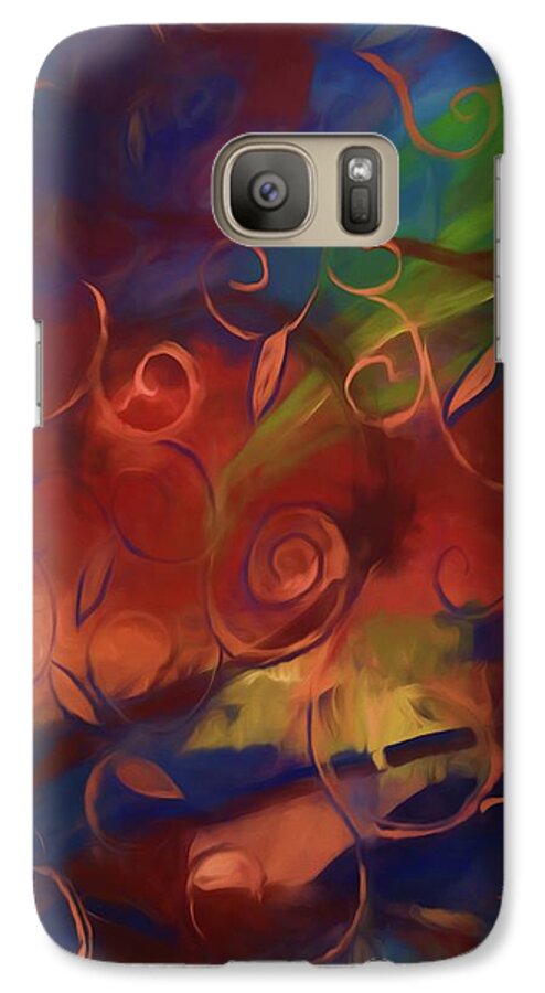 Abstract Fall Swirls - Phone Case