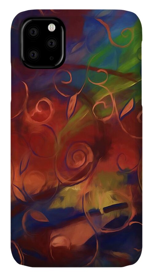 Abstract Fall Swirls - Phone Case