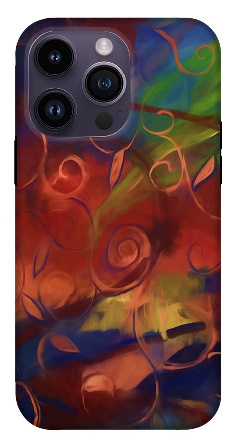Abstract Fall Swirls - Phone Case