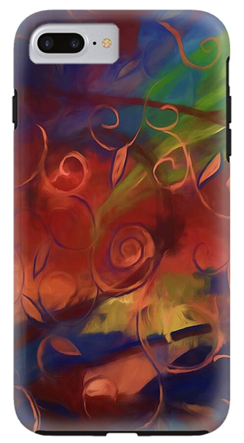 Abstract Fall Swirls - Phone Case