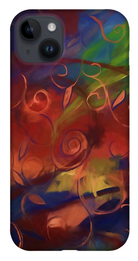 Abstract Fall Swirls - Phone Case