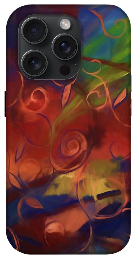 Abstract Fall Swirls - Phone Case