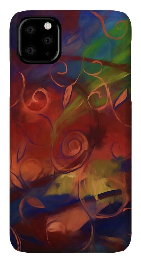 Abstract Fall Swirls - Phone Case