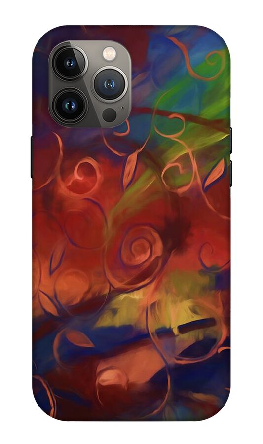 Abstract Fall Swirls - Phone Case