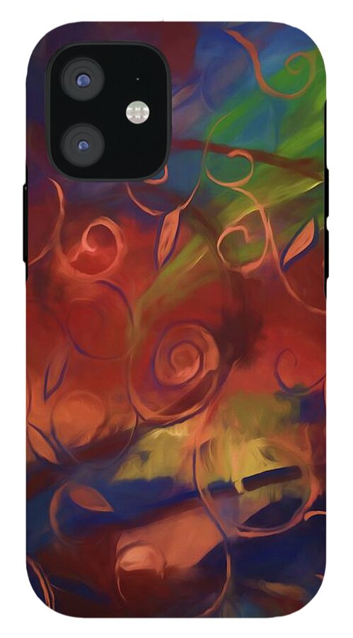 Abstract Fall Swirls - Phone Case