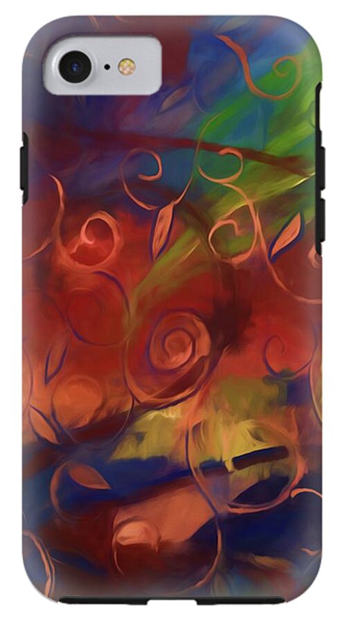 Abstract Fall Swirls - Phone Case