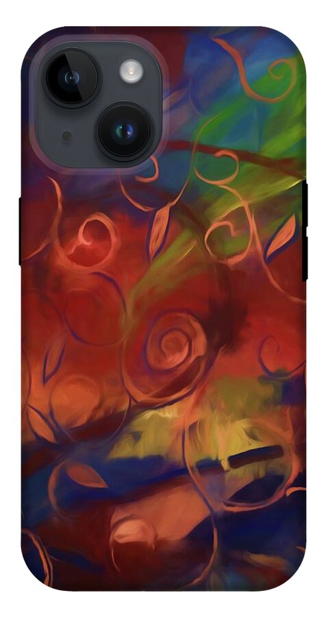 Abstract Fall Swirls - Phone Case