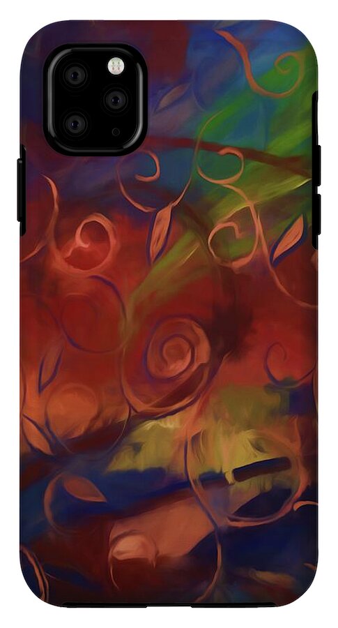 Abstract Fall Swirls - Phone Case