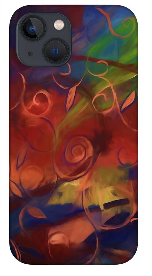 Abstract Fall Swirls - Phone Case