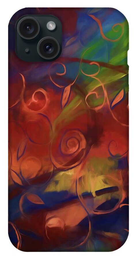 Abstract Fall Swirls - Phone Case