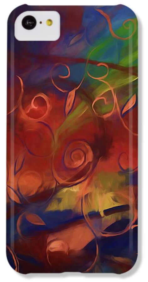 Abstract Fall Swirls - Phone Case