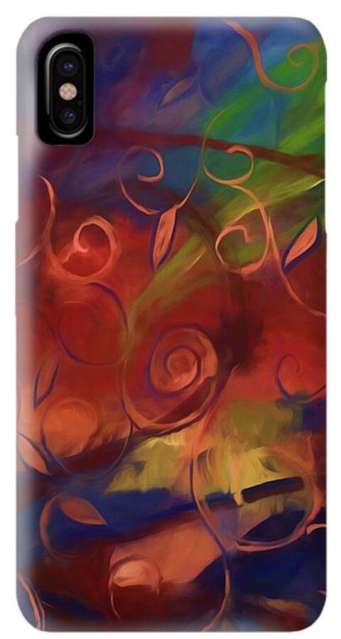 Abstract Fall Swirls - Phone Case