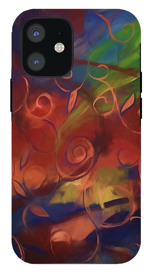 Abstract Fall Swirls - Phone Case