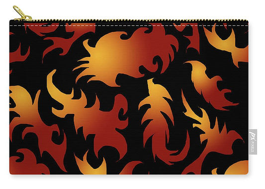 Abstract Flames Pattern - Carry-All Pouch