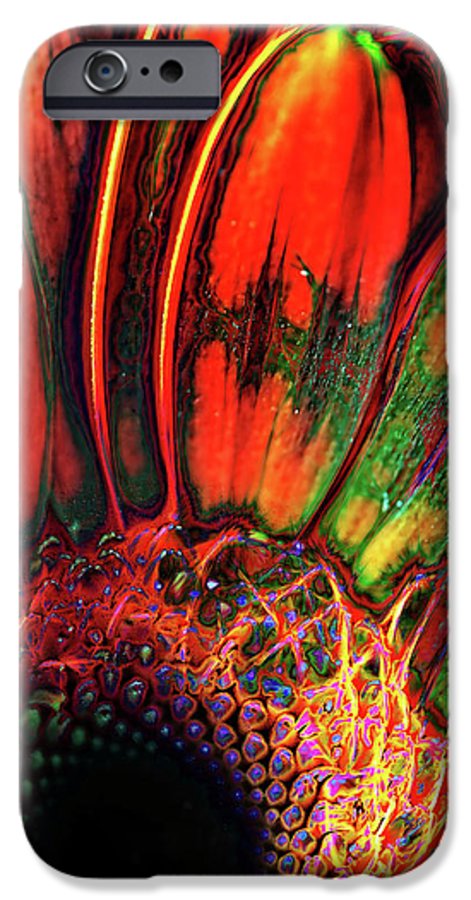 Abstract Orange Daisy - Phone Case