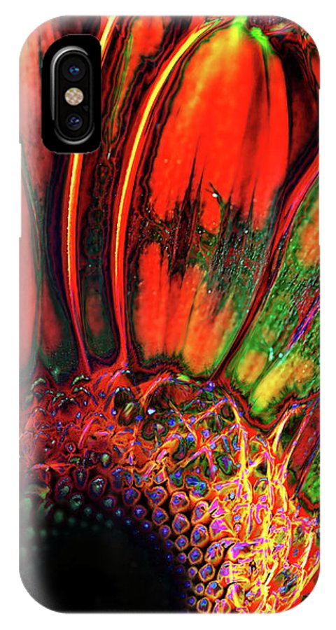 Abstract Orange Daisy - Phone Case