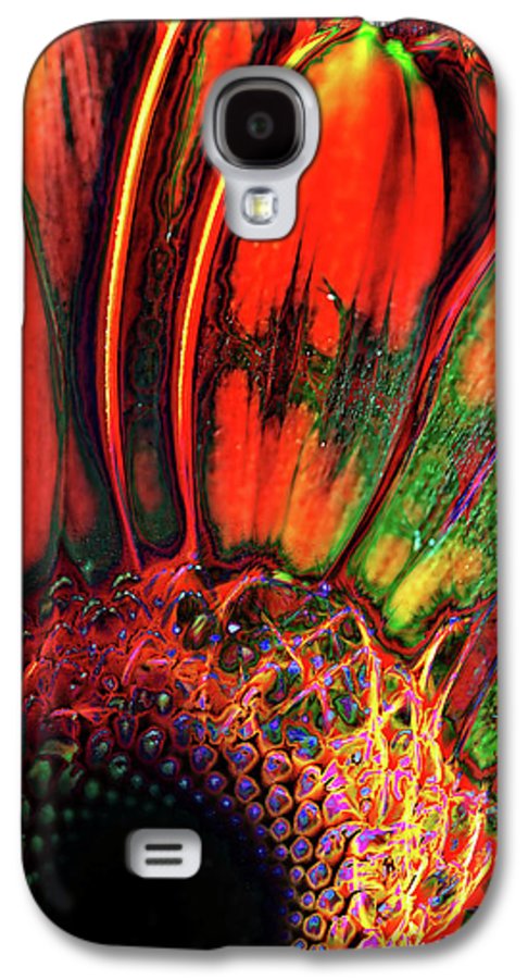 Abstract Orange Daisy - Phone Case
