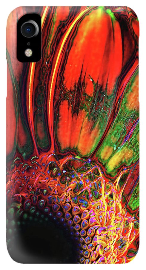 Abstract Orange Daisy - Phone Case