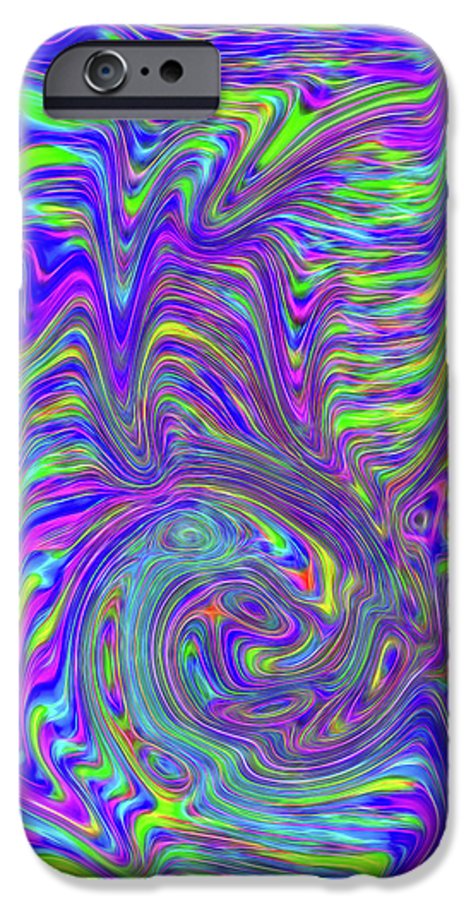 Abstract With Blue - Phone Case