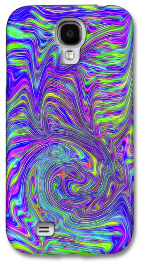 Abstract With Blue - Phone Case