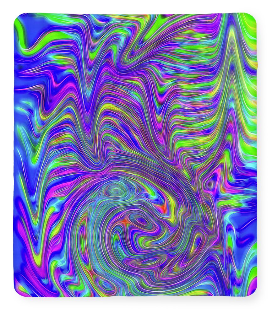 Abstract With Blue - Blanket