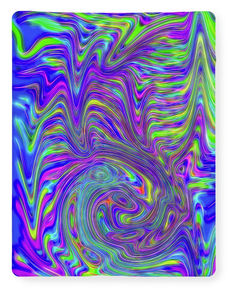 Abstract With Blue - Blanket