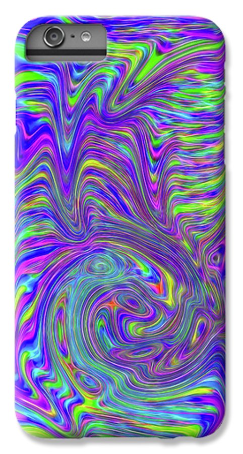 Abstract With Blue - Phone Case