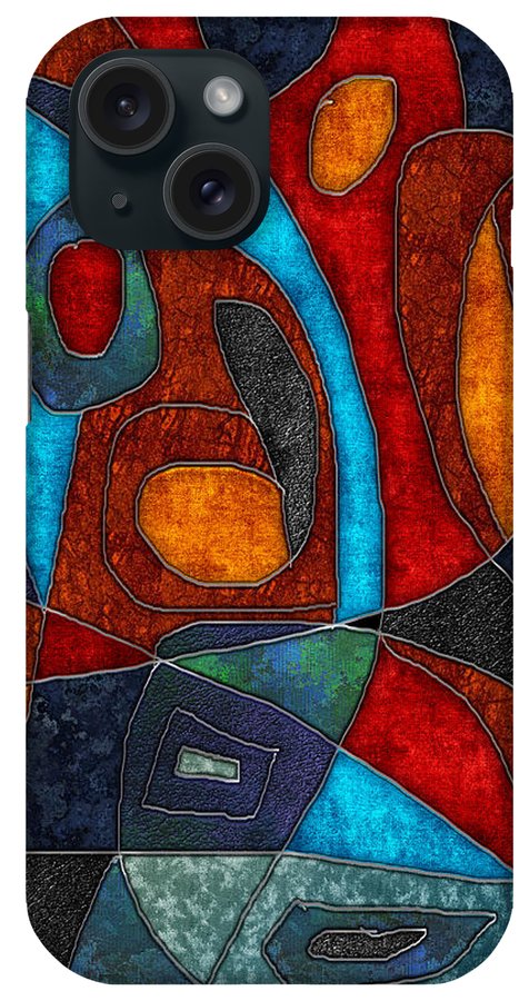 Abstract With Heart - Phone Case