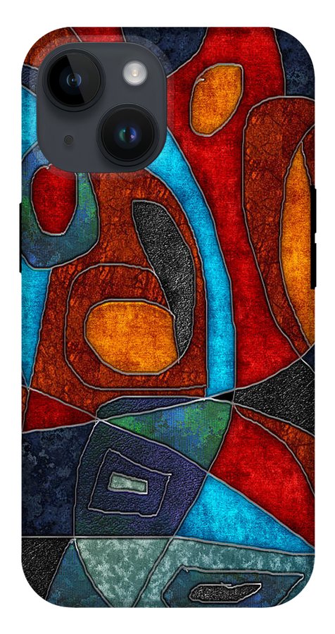 Abstract With Heart - Phone Case