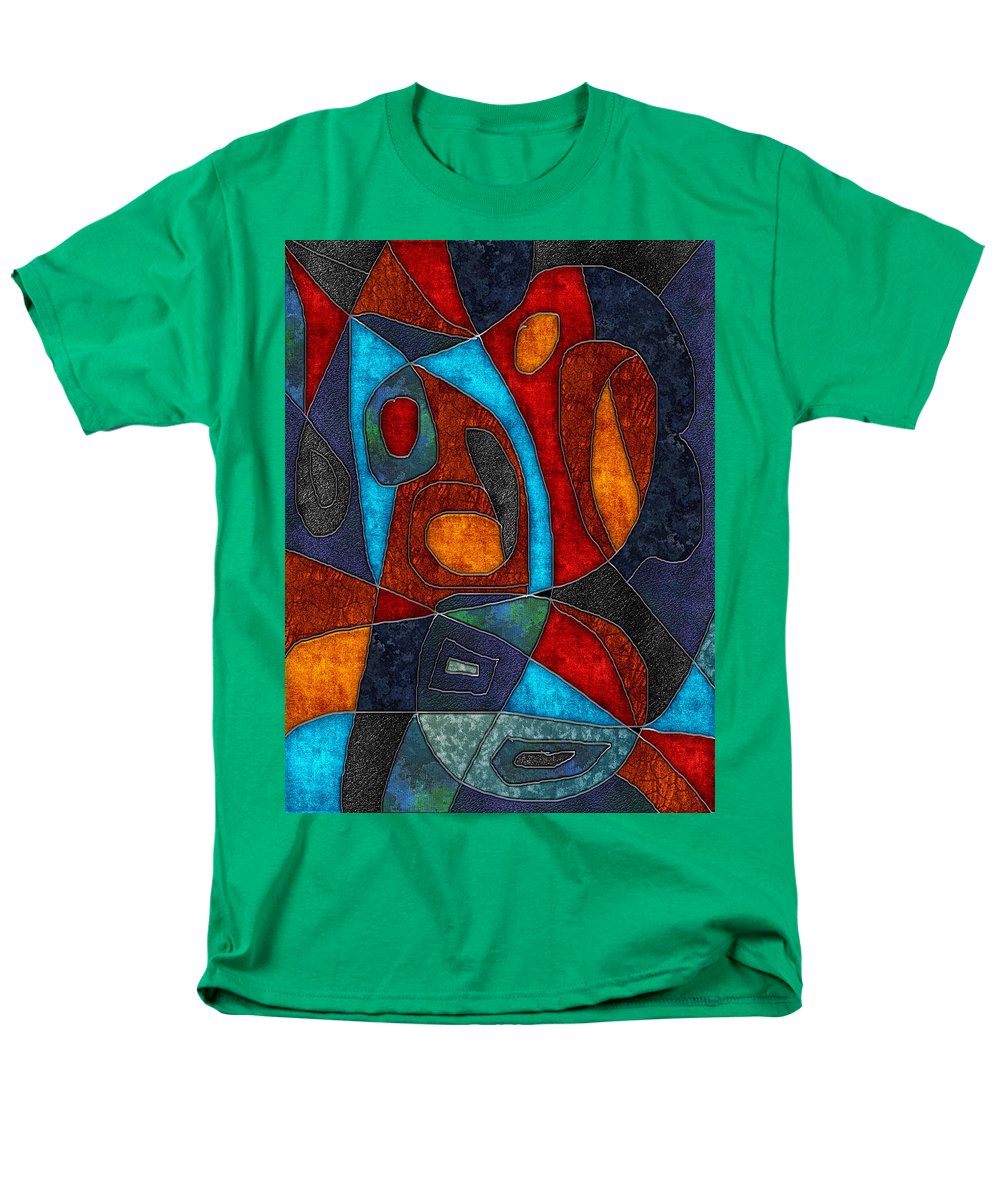 Abstract With Heart - Men's T-Shirt  (Regular Fit)