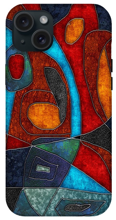 Abstract With Heart - Phone Case