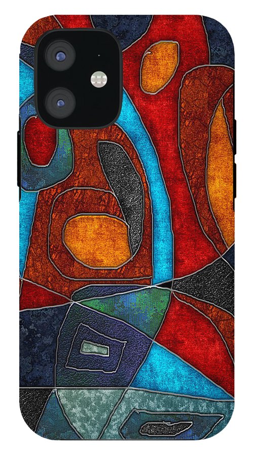 Abstract With Heart - Phone Case