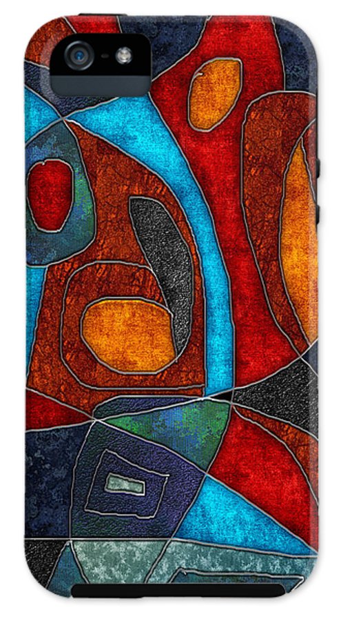 Abstract With Heart - Phone Case